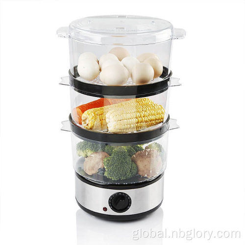 Kitchen Aid Appliances Food Steamer, Fast Simultaneous Cooking, Stackable Baskets for Vegetables or Meats, Rice/Grains Tray, Auto Shutoff Manufactory